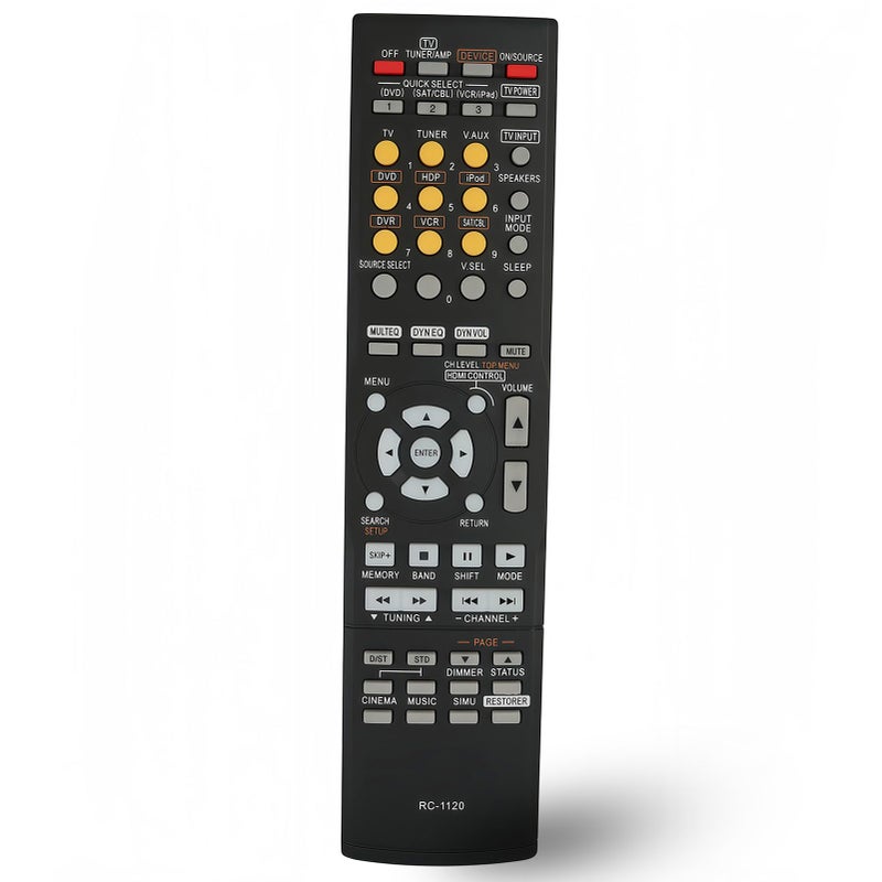 uehba New RC-1120 RC1120 Remote Control for Denon AV Receiver AVR-590 AVR-591 AVR390 DHT590BA AVR-1610 AVR-391 - Image 1